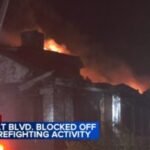 1 dead, Roosevelt Blvd. blocked off in Philadelphia's Olney section after multi-alarm house fire
