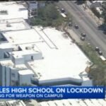 Road-rage incident ends at Los Angeles high school, student in custody, LAPD says