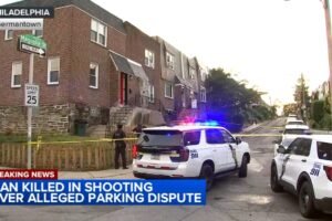 Police: Man fatally shot over apparent parking dispute in Philadelphia