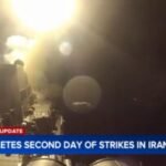 Iran responds to a second day of US strikes by firing at Gulf states and Jordan