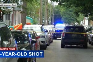 3-year-old shot in Wilmington, Delaware