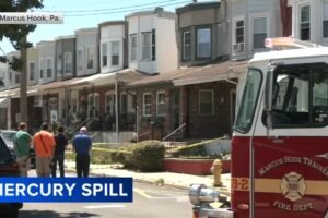 Mercury spill prompts hazmat situation in Marcus Hook, Delaware County