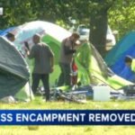 Homeless encampment removed from Christina Park in Wilmington, Del.
