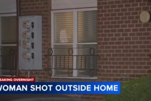 Woman shot in chest after rock thrown through window in North Philadelphia