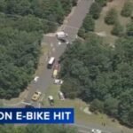 Child on e-bike reportedly struck by vehicle in Burlington County, New Jersey