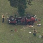 Car slams into tree along I-295 in Logan Twp., New Jersey