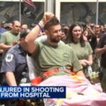 Dozens gather for 'clap out' as Atlantic City police SWAT officer released from the hospital