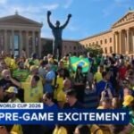 Brazil, Haiti fans fill Philadelphia ahead of Friday's World Cup match