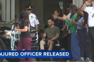 Last wounded Philadelphia police officer released from hospital after weekend shooting