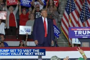 President Trump set to visit Lehigh Valley next week