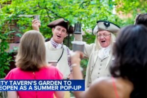 City Tavern's garden to reopen as summer pop-up in Philadelphia's Old City section