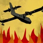 A U.S. Senator pushed to cut firefighting aircraft inspections the same month his former company failed one