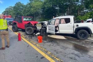 2 hospitalized after head-on collision on Cape Cod