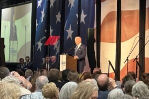 Former President Biden in SD: 'It's time to get up'