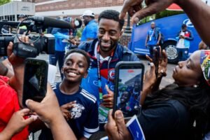 Watch the Haitian national team arrive in Quincy