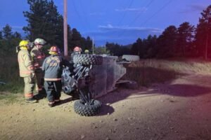 Person cut out of UTV after rollover crash in Black Hills