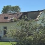 Storm damage at Lake Poinsett