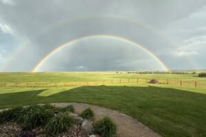 PHOTOS: Rainbows on display Monday night