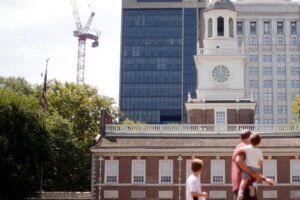 America locks away messages for 2276 in massive Philadelphia time capsule