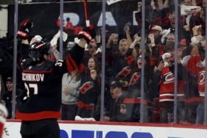 Core Cane at Cane's: Andrei Svechnikov to work shift at popular chicken restaurant