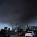 Los Angeles warehouse fire prompts shelter-in-place orders due to hazardous air