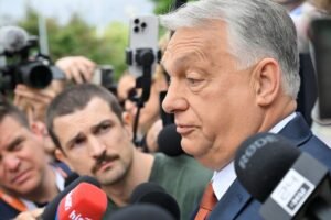 As Hungary’s new leader joins EU summit, sidelined Orbán meets with far-right allies in Brussels