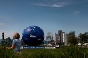 Massport officially breaks world record for largest soccer ball