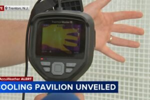 New radiant cooling pavilion in Trenton powered by solar energy
