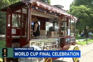 Fans flock to downtown Haddonfield for final World Cup watch party