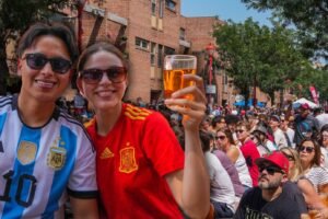 Brauhaus Schmitz hosts a World Cup Final watch party on South Street