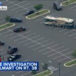 Police surround RV amid barricade situation at Walmart parking lot on Rt. 38 in Burlington County