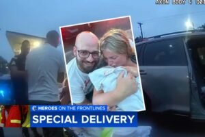 New Jersey officer helps deliver baby during labor emergency at Wawa parking lot