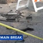 Water main break in Wissahickon section of Philadelphia leaves 70 homes without water