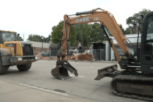 Demolition underway at PINZ in Dell Rapids