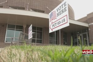 Voters make their way to the polls... again