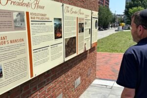 Federal government replaces slavery exhibition at Washington's home in Philadelphia