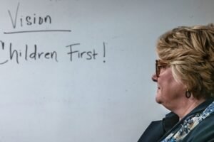 Most states temporarily house foster children in hotels, offices