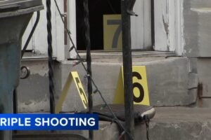 Suspect sought following triple shooting in Norristown