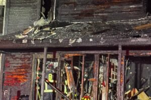Family displaced after fire destroys Hyde Park home