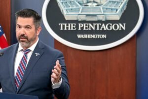 Hegseth is weighing a controversial Pentagon spokesperson for the Army’s top job