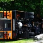 4 injured in Boston school bus rollover, police say