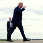 Trump is making a rare Western trip to talk about the economy, something polls show he's weak on