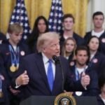 Trump celebrates US Winter Olympians and Paralympians at the White House