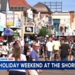 Beachgoers say goodbye to summer down the Jersey Shore
