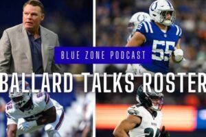 Colts Blue Zone Podcast 480: Ballard Talks Roster, Keenan Allen's Arrest